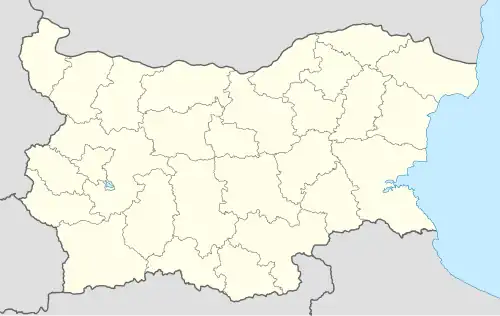 دير ريلا على خريطة بلغاريا