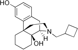 Chemical structure of Butorphanol.
