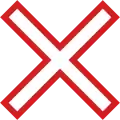 Canadian railway crossing sign