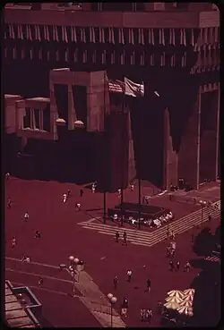 City Hall and plaza, 1973