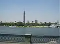 برج القاهرة والنيل عام 2005.