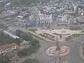 مركز المدينة كا ماو ينظر إليها من الجو