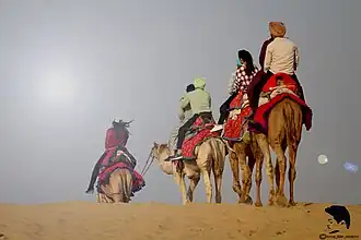 جمال في صحراء طهار