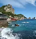 Marina Piccola viewed toward the Faraglioni