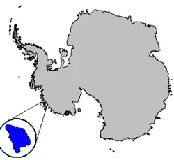 Location of Carney Island