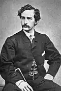 بطاقة زيارة جون بوث 1863 قام بالتقاطها ألكسندر جاردنر.