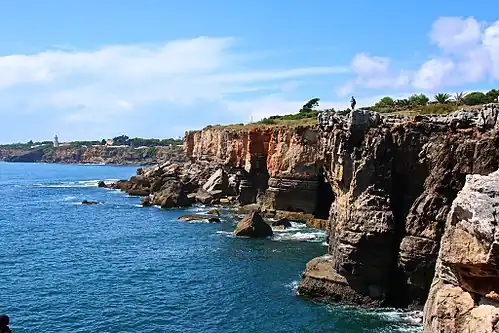 Cliffs along the coast of إشتوريل