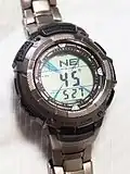 ساعة Pro Trek PRW-1000TJ ثلاثية الاستشعار في وضع البوصلة