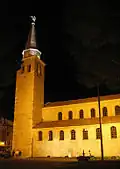 كنيسة سانت أوفيميا بالليل