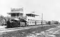 قطار البخاري قديم في محطة طرابلس عام 1920