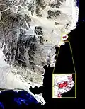 صورة بالقمر الصناعي لشرم الشيخ.