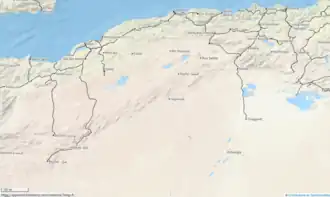 النقل بالسكة الحديدية في الجزائر&nbsp;[الفرنسية]