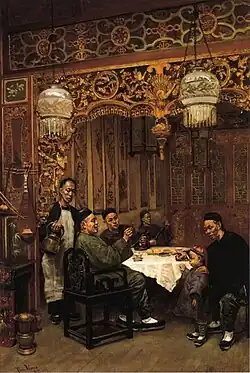 ثيودور ووريس، مطعم صيني، 1884