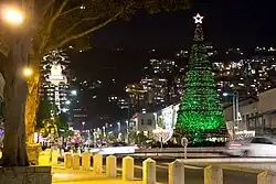 زينة عيد الميلاد في حيفا