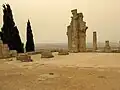 جزء من ساحة دير القديس سمعان العامودي