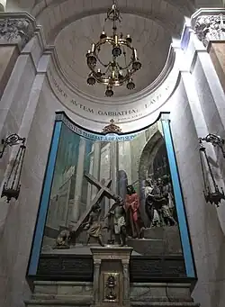 من كنيسة الإدانة وفرض الصليب
