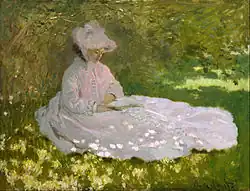 Springtime (1872) by كلود مونيه.