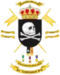 Skull and crossbones as a charge in heraldry
