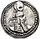 Coin of Ardashir I, Hamadan mint.