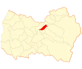 Map of Coinco in the O'Higgins Region