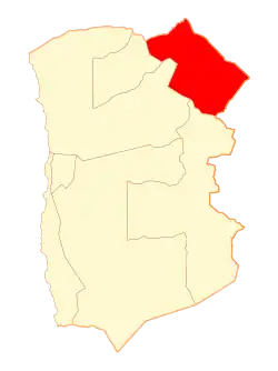 Map of Colchane in إقليم تاراباكا