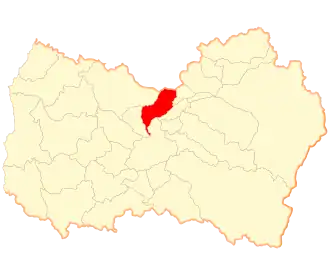 Map of Coltauco in the O'Higgins Region