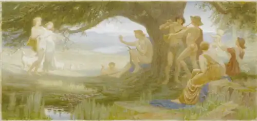 رعاة أدميتوس من قبل كونستانس فيلوت (حوالي عام 1890)