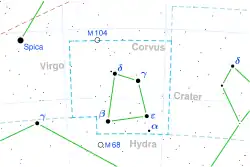 Diagram showing star positions and boundaries of the Aries constellation and its surroundings