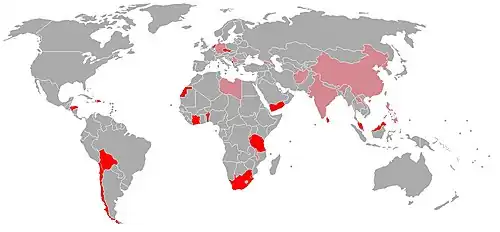 Countries with multiple capitals