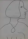 رسم إعدادي لامرأة