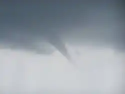 سحابة قمع (طوبا) فوق هولندا