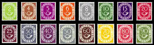 مجموعة بوستهورن&nbsp;[الألمانية] الألمانية الصادرة عام 1951.