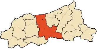 خريطة دائرة الطاهير.