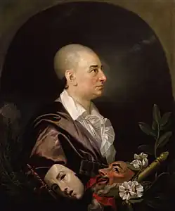 ديفيد جاريك من قبل يوهان زوفاني، (1763)