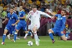Rooney attracting the attention of three Italian players in 2012