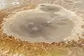 تشكيل ملحي على الشاطئ