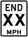 End speed limit: Delaware