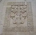 نقوش على جدران الدير