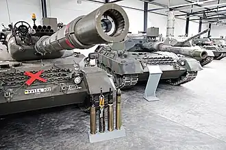 Leopards in German Tank Museum