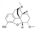Chemical structure of Dihydroheterocodeine.