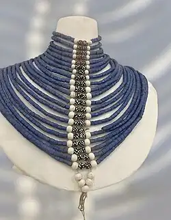 Dinka beaded collar