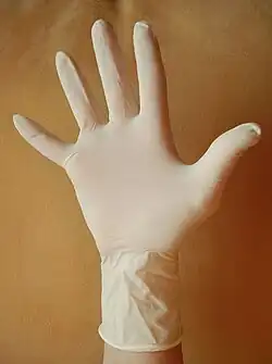 قفازات مصنوعة من اللاتكس