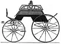 Dos-à-dos style carriage