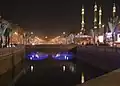 مجرى النهر ليلاً