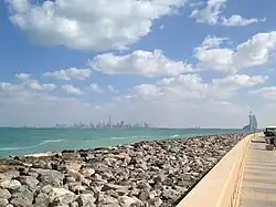 ممشى في نخلة جميرا فيالإمارات العربية المتحدة
