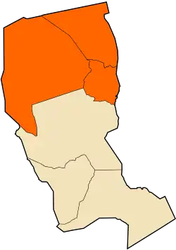 خريطة دائرة عين أميناس.