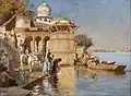 Le long des Ghats de ماثورا, 1883