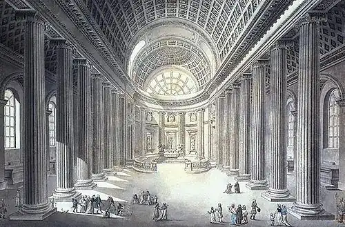 داخل كنيسة سانت فيليب دو روليه، باريس (1765-1770)