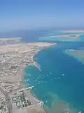 صورة للمدينة من الجو.