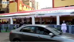 من أمام إحدى اللجان الانتخابية في القاهرة.